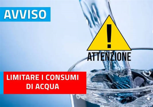 Ordinanza sindacale  n. 06/2026  razionalizzazione del consumo di acqua potabile e divieto di uso improprio mese di luglio/agosto/settembre 2026